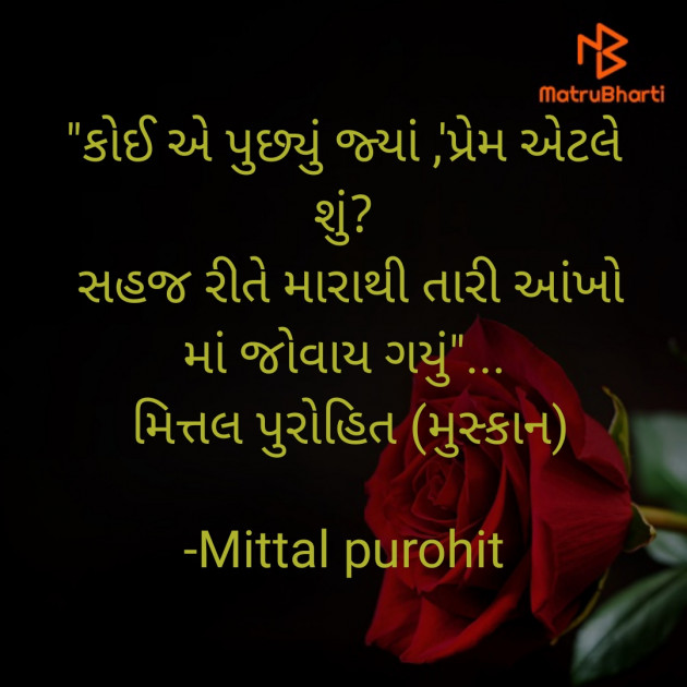 Gujarati Blog by Mittal purohit : 111884880