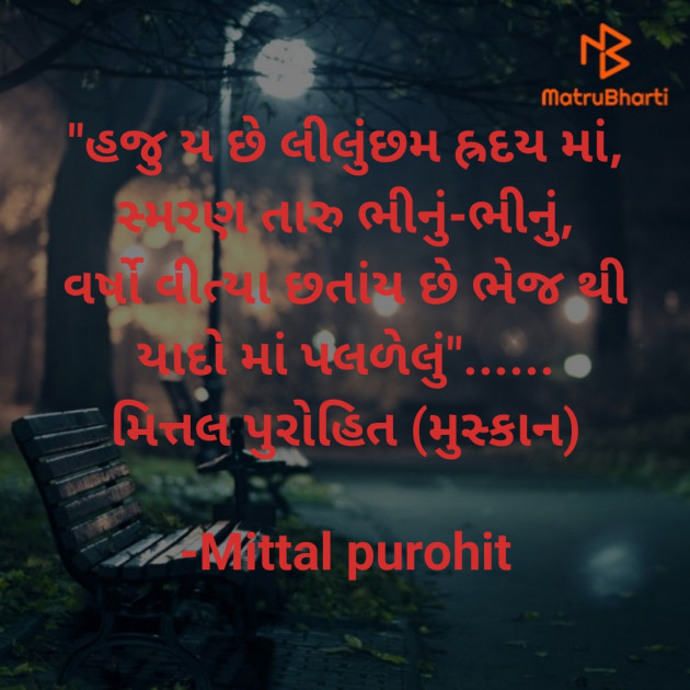 Gujarati Blog by Mittal purohit : 111885902