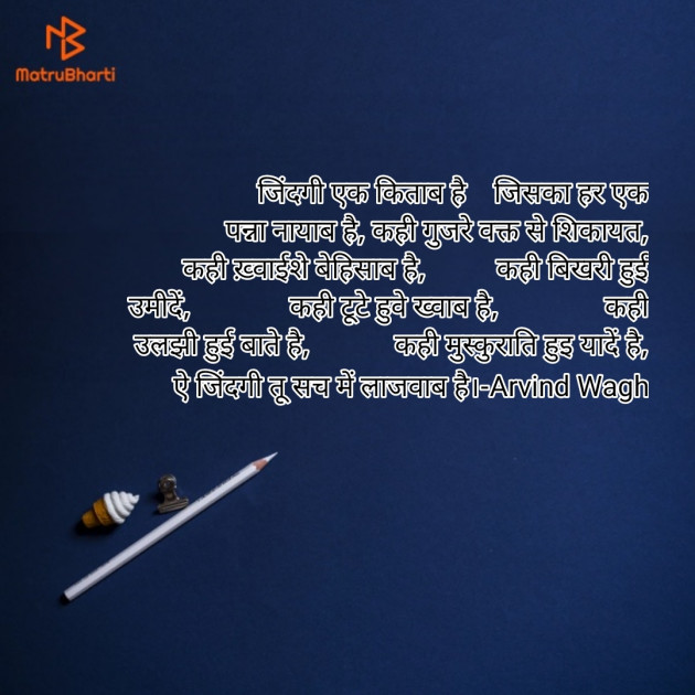 Hindi Shayri by Arvind Wagh : 111887867