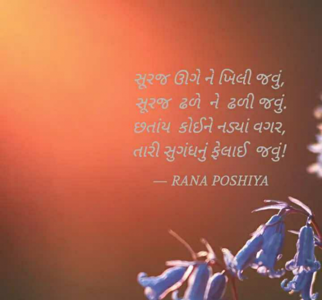 Gujarati Quotes by R G POSHIYA : 111889023