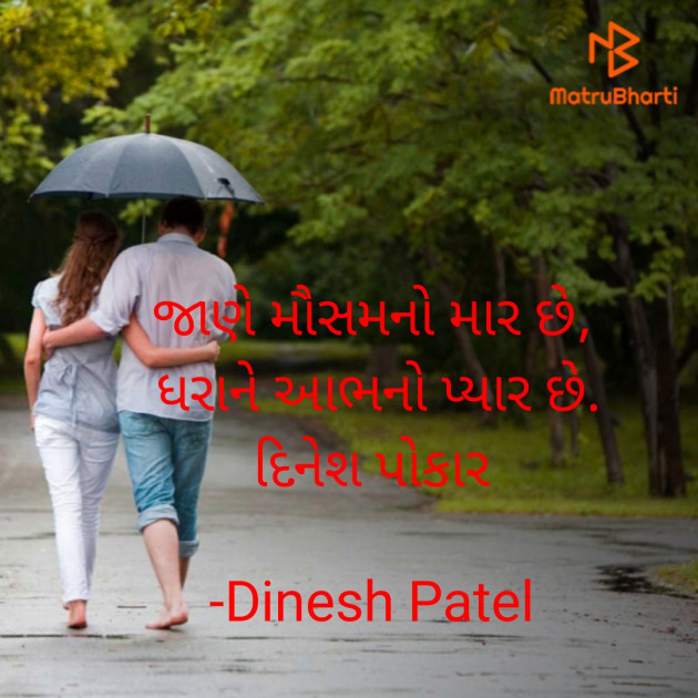 Gujarati Shayri by Dinesh Patel : 111889349