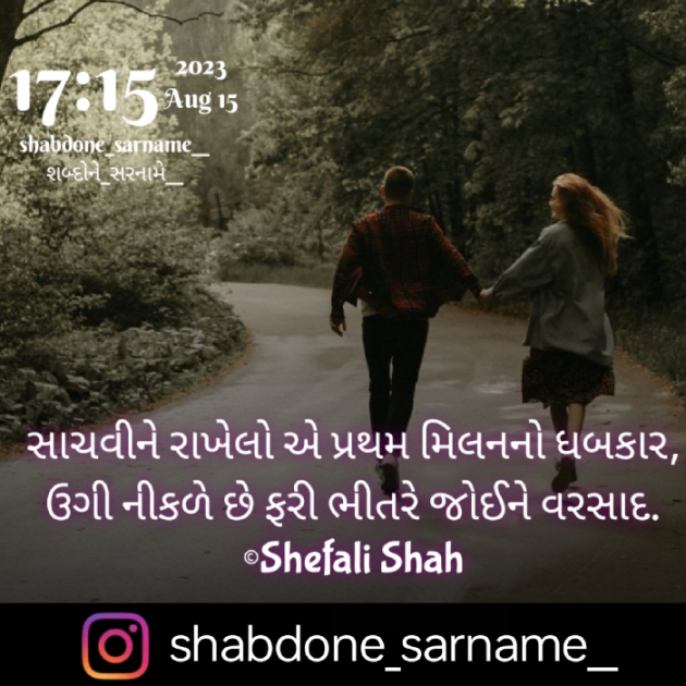 Gujarati Whatsapp-Status by Shefali : 111890962