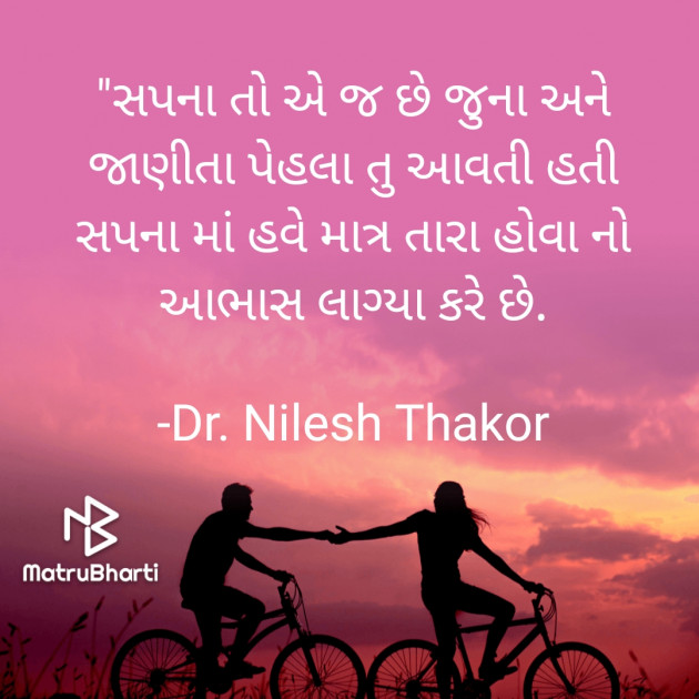 Gujarati Shayri by Dr. Nilesh Thakor : 111892630