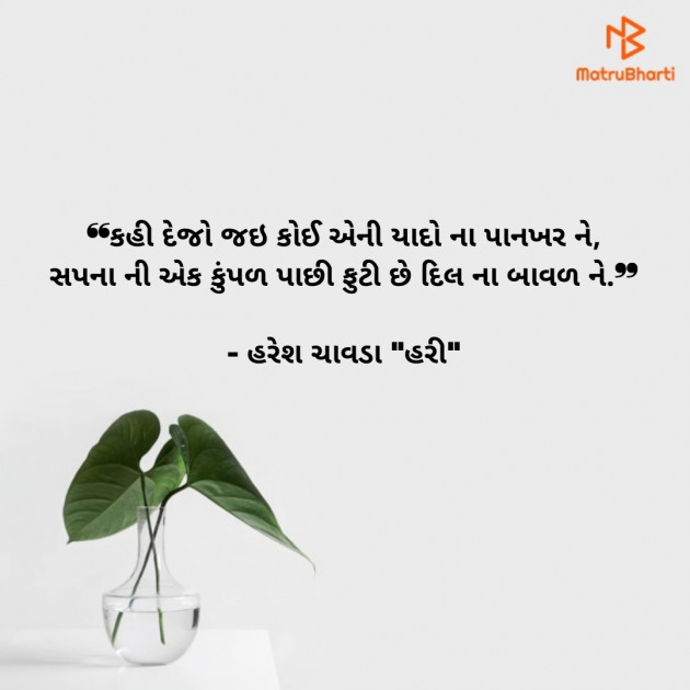 Gujarati Shayri by Haresh Chavda : 111892837