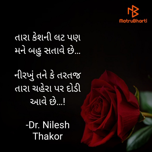 Gujarati Shayri by Dr. Nilesh Thakor : 111894292