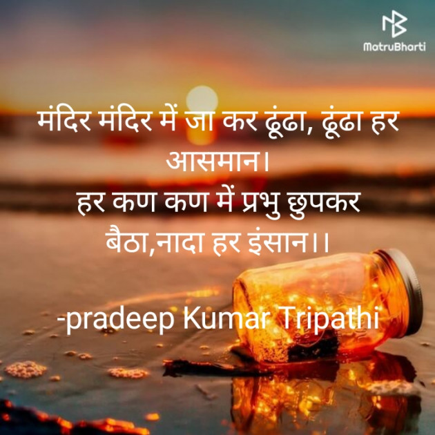 Hindi Religious by pradeep Kumar Tripathi : 111895639