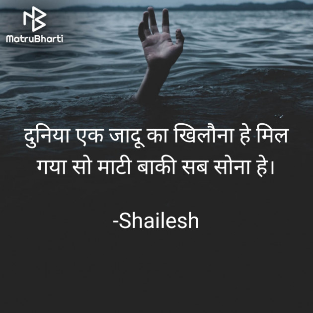 Hindi Shayri by Shailesh : 111897402