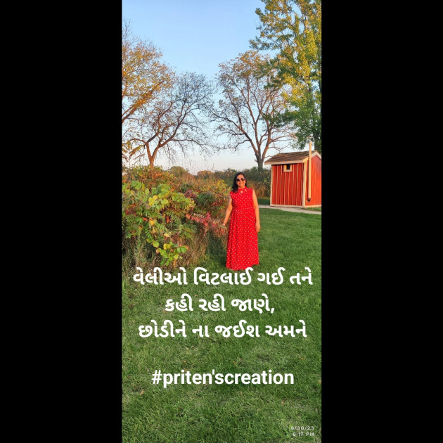 Gujarati Shayri by Priten K Shah : 111898179