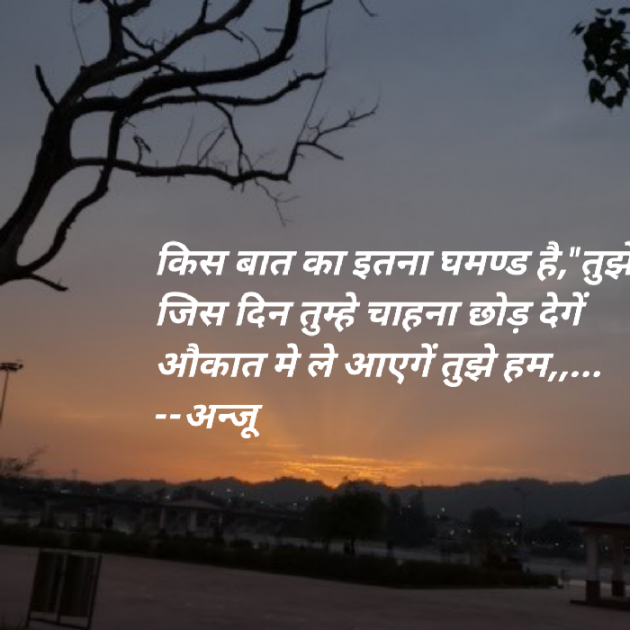 Hindi Shayri by Anju Kumari : 111898366