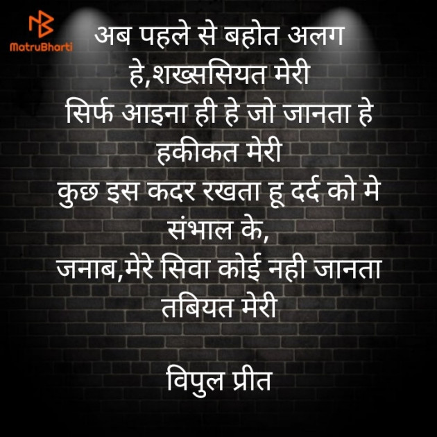 Hindi Shayri by Vipul Borisa : 111899474