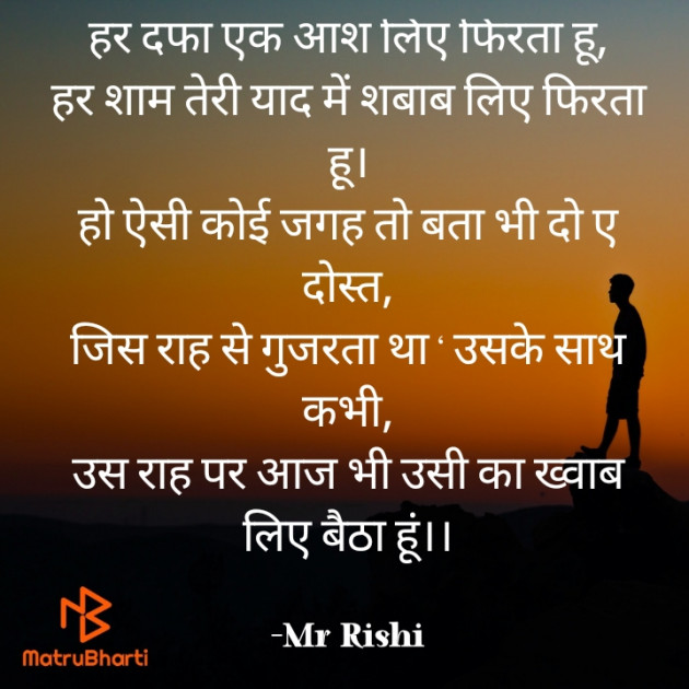 Hindi Shayri by Mr Rishi : 111900006