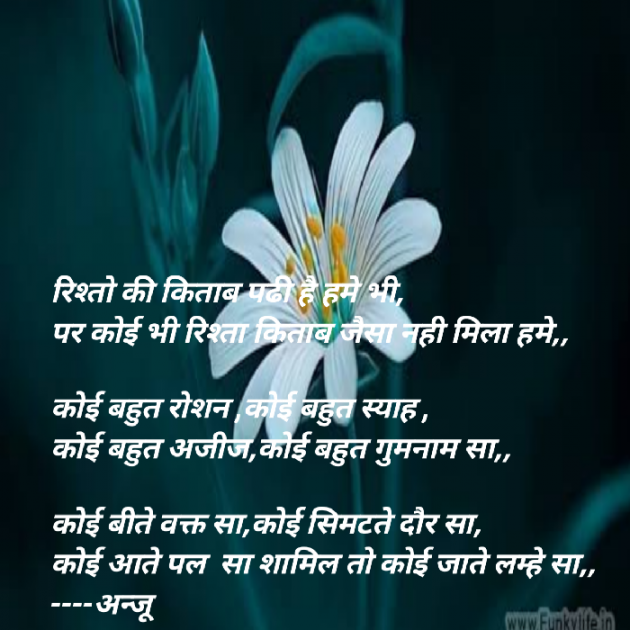 Hindi Shayri by Anju Kumari : 111900100