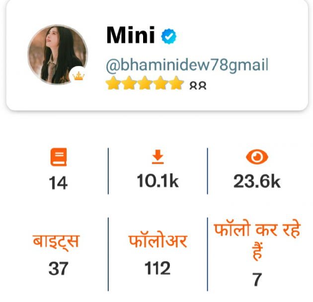 Hindi Thank You by Mini : 111903046