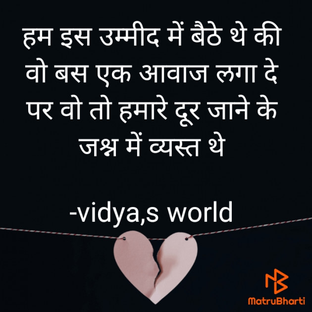 Hindi Shayri by vidya,s world : 111904738