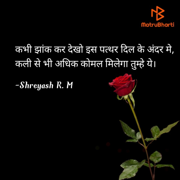 Hindi Shayri by Shreyash R.M : 111905331