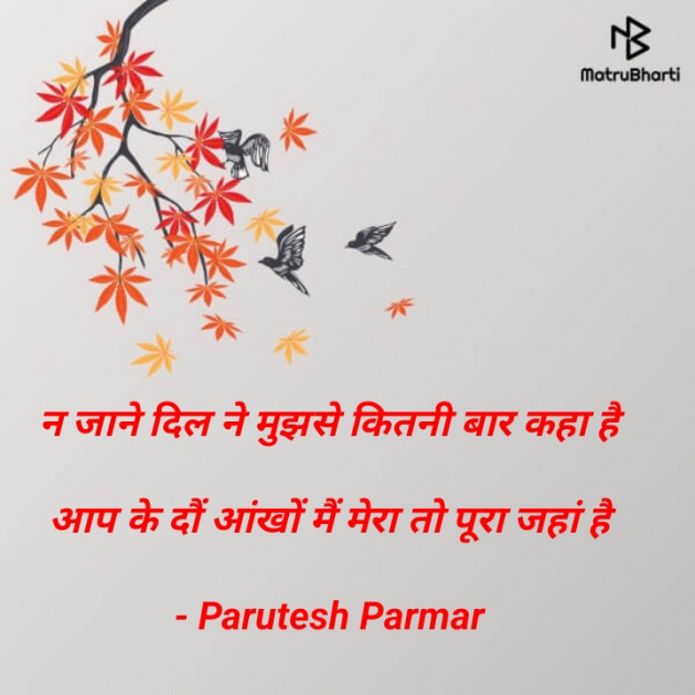 Hindi Shayri by Hitesh Parmar : 111905541