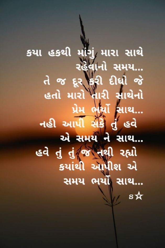 Gujarati Shayri by Shital : 111905988