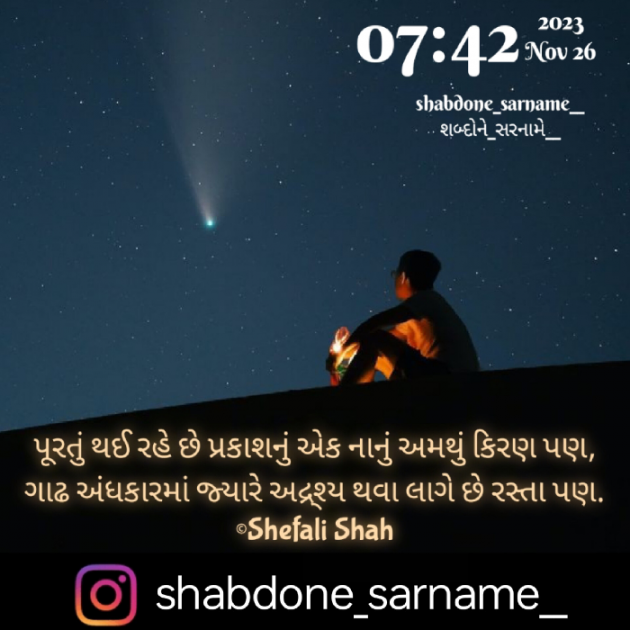 Gujarati Whatsapp-Status by Shefali : 111906348