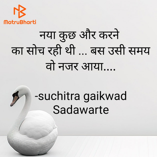 Hindi Quotes by suchitra gaikwad Sadawarte : 111906378