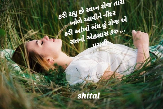 Gujarati Shayri by Shital : 111907933