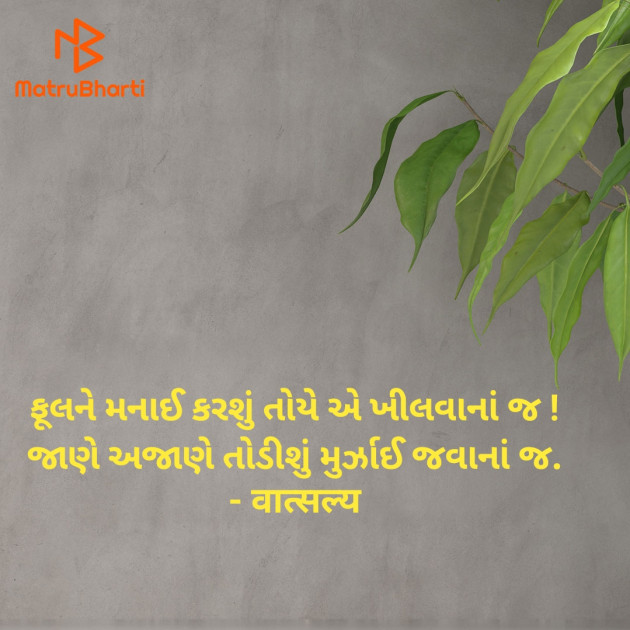 Gujarati Motivational by वात्सल्य : 111909583