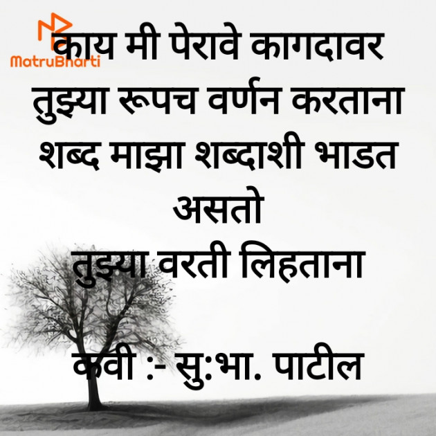 Marathi Poem by शिवव्याख्याते सुहास पाटील : 111910286