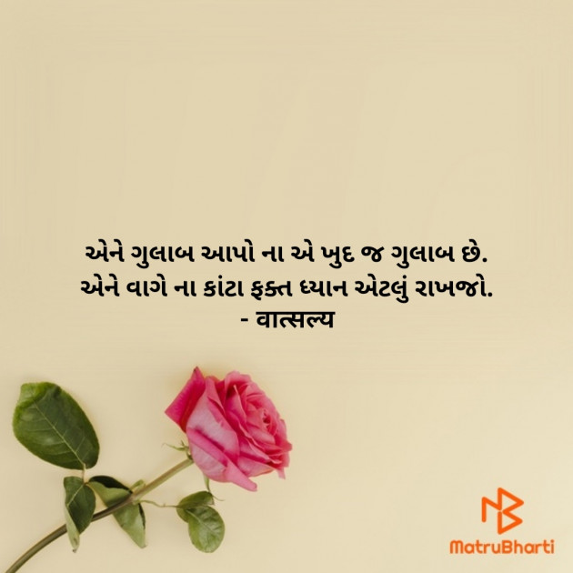 Gujarati Shayri by वात्सल्य : 111911456