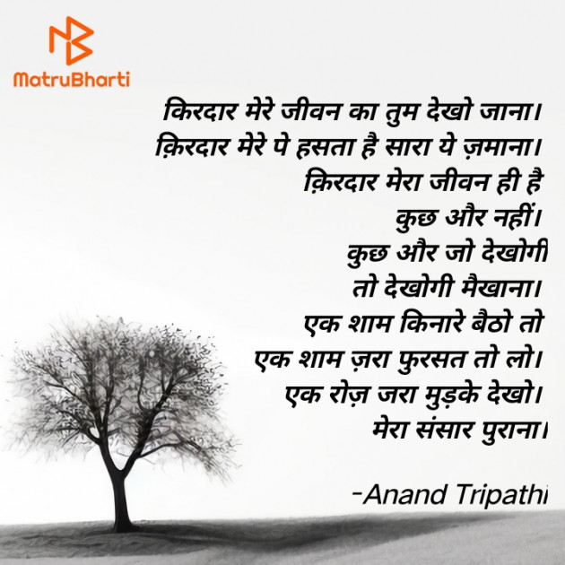 Hindi Shayri by Anand Tripathi : 111911713