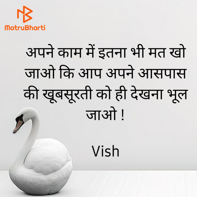 Hindi Thought by Vish : 111913322