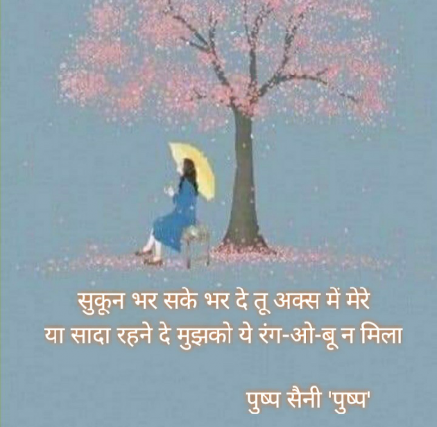 Hindi Shayri by Pushp Saini : 111914065