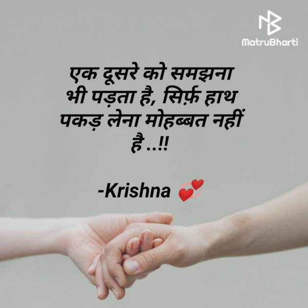 Hindi Shayri by Krishna Rajput : 111914617