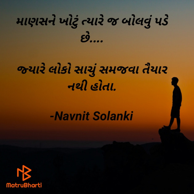 Gujarati Sorry by Navnit Solanki : 111914855