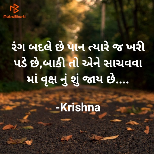 Gujarati Quotes by Krishna Patel : 111915018