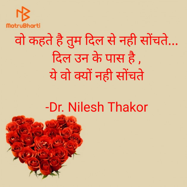 Hindi Shayri by Dr. Nilesh Thakor : 111916214