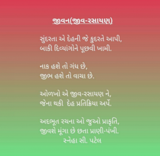 Gujarati Blog by Sneha Patel : 111917213