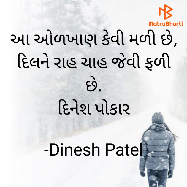 Gujarati Shayri by Dinesh Patel : 111919114