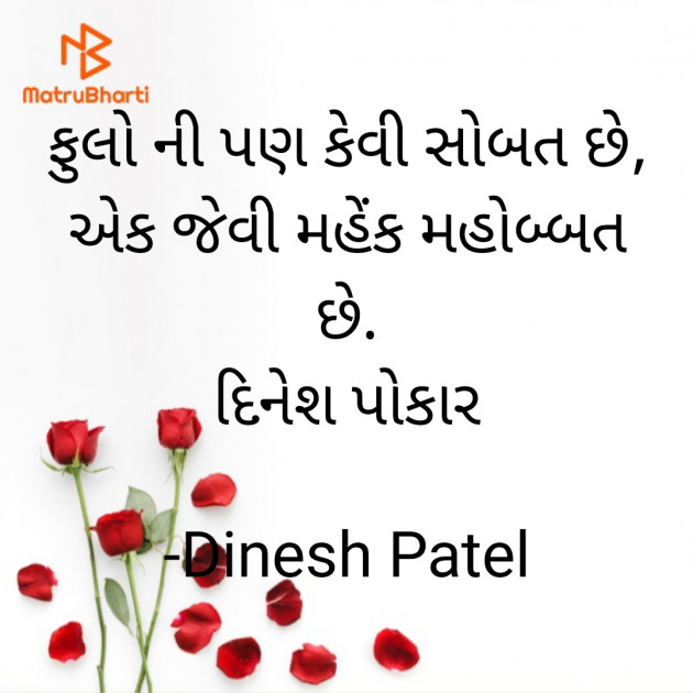 Gujarati Shayri by Dinesh Patel : 111920454