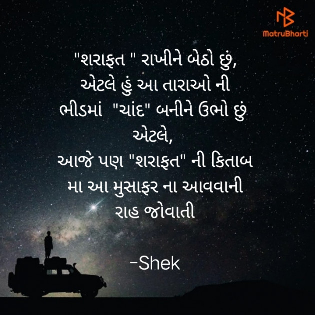 Gujarati Shayri by Shek _ અેક મુનાસિબ : 111920637