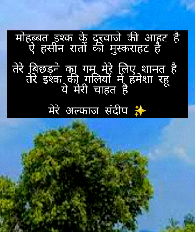 Hindi Poem by Sandeep Barmaiya : 111920743