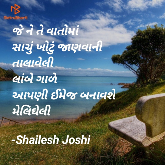 Gujarati Thought by Shailesh Joshi : 111921241