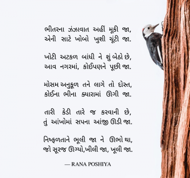 Gujarati Poem by R G POSHIYA : 111921648