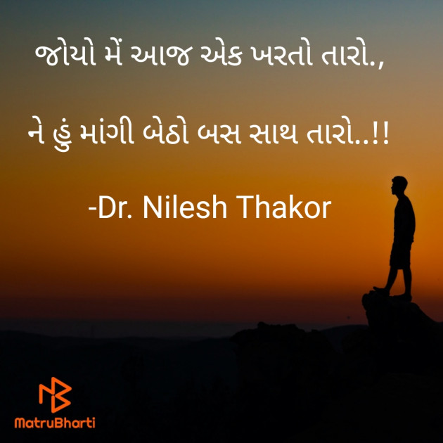 Gujarati Shayri by Dr. Nilesh Thakor : 111921738