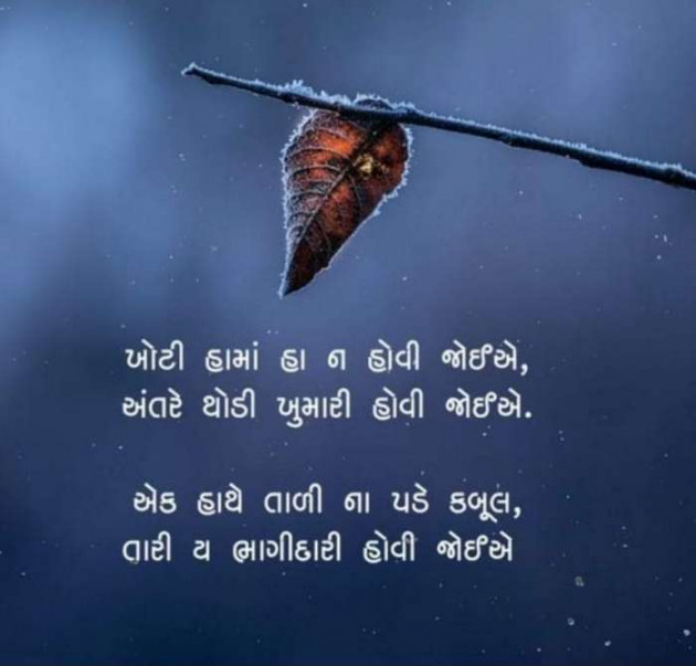 Gujarati Whatsapp-Status by Zala Jayvirsinh : 111922439