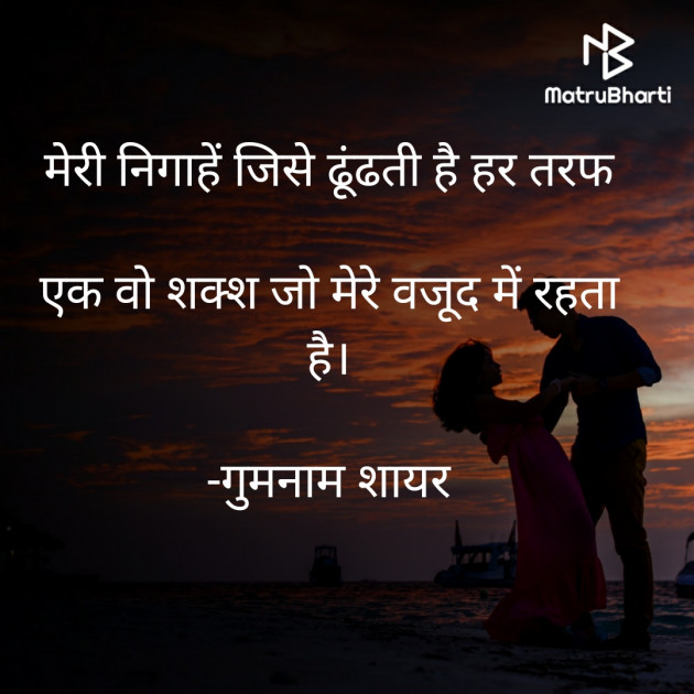 Hindi Shayri by गुमनाम शायर : 111922527