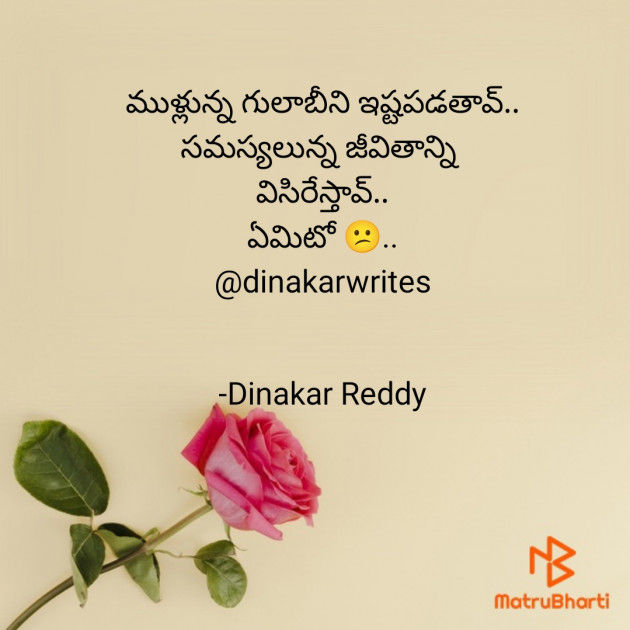 Telugu Thought by Dinakar Reddy : 111922974