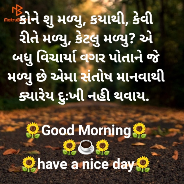 Gujarati Good Morning by jighnasa solanki : 111923803