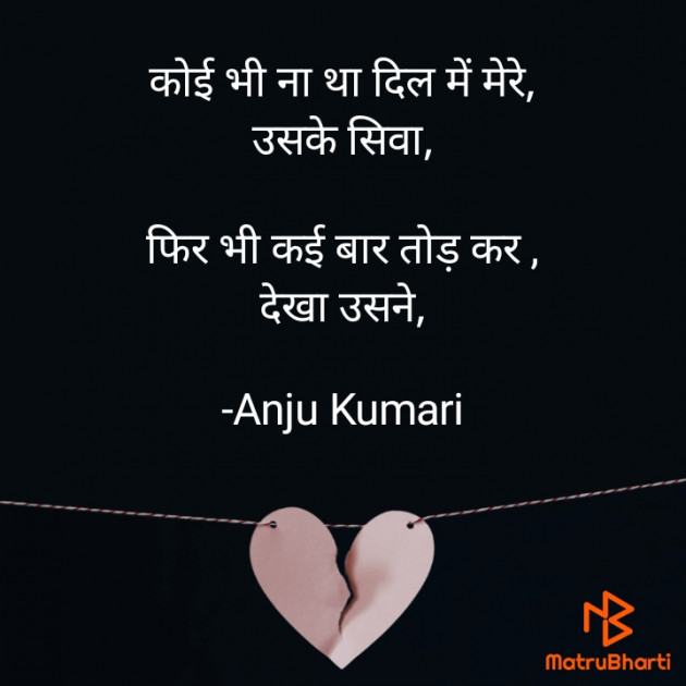 Hindi Shayri by Anju Kumari : 111926157