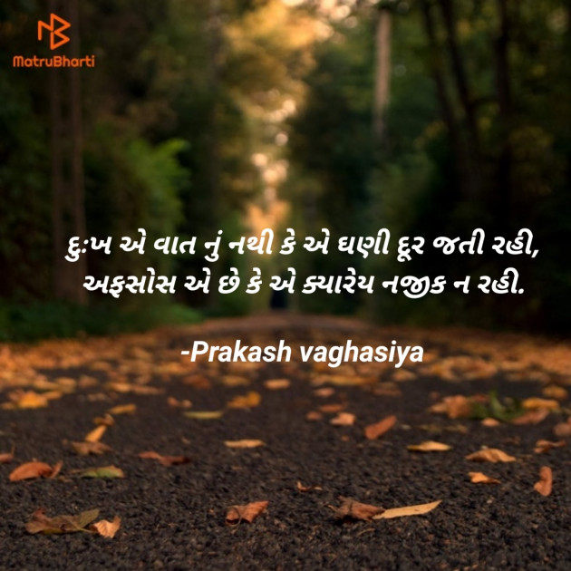 Gujarati Shayri by Prakash vaghasiya : 111926235