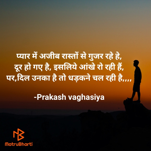 Hindi Shayri by Prakash vaghasiya : 111926280