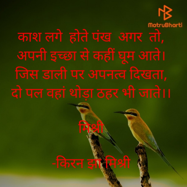 Hindi Shayri by किरन झा मिश्री : 111927023